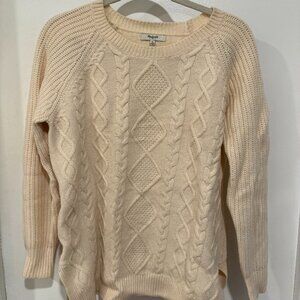 Madewell // Cable-Knit Sweater // Size M